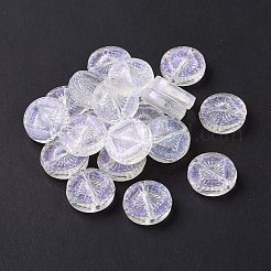 Прозрачные акриловые бусины OACR-E015-33