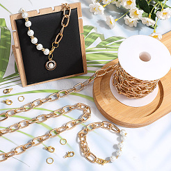 Наборы для самостоятельного изготовления цепочек из оксидированного алюминия DIY-SP0001-87B-G