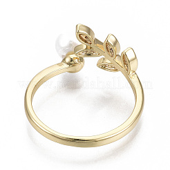 Кольца-манжеты из латуни с микропаве X-RJEW-N030-002-NF