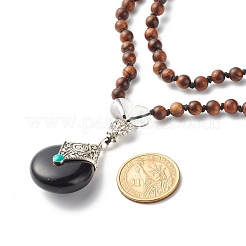 108 collier de perles de prière mala&nbsp;NJEW-JN03775