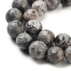 Камень натуральная карта / камень пикассо / пряди яшмы&nbsp;LS-G-G099-10mm-27