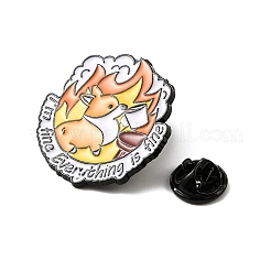 Тонкая эмалевая булавка&nbsp;LS-JEWB-K018-30D-EB