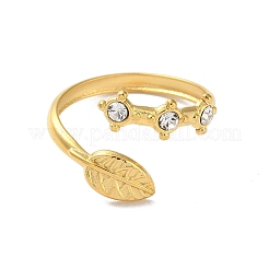 Кольца-манжеты из нержавеющей стали 304 со стразами&nbsp;RJEW-M171-25G