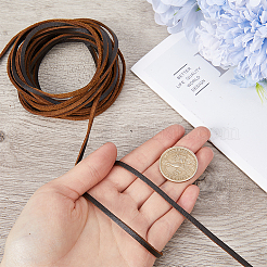 Плоский шнур для украшений из воловьей кожи&nbsp;LC-GF0001-10C-03