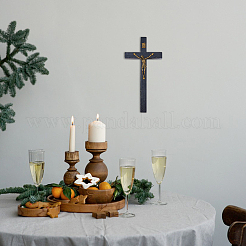 Croix de Pâques avec Jésus&nbsp;DJEW-WH0016-52A
