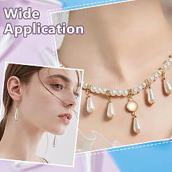 100 шт. бусины из искусственного жемчуга из АБС-пластика KY-HY0001-21