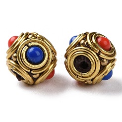 Индонезийские бусины ручной работы&nbsp;KK-G454-09G-02