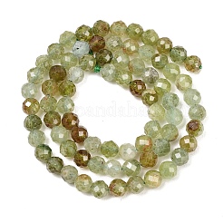 Естественный зеленый гранат бисер нитей&nbsp;G-B175-D12-5mm