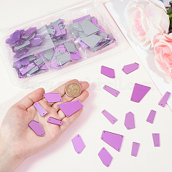 150 шт. 5 стиля пришивных зеркальных стразов MACR-SC0001-24