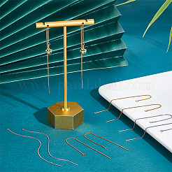 12 пара 2 цветов фурнитура для сережек-гвоздиков из нержавеющей стали 304&nbsp;STAS-UN0049-43