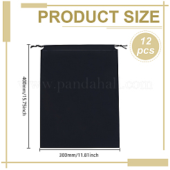 12 x Aufbewahrungsbeutel aus Polyester mit Kordelzug&nbsp;ABAG-GO0001-22