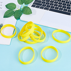 10шт. силиконовый шнур-браслет со словом&nbsp;BJEW-CN0001-04A