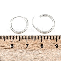 Латунные серьги обруча EJEW-F378-02S