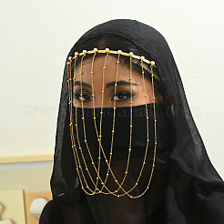 Элегантные длинные резинки для волос из железа и сплава с кисточками для женщин QP3969-1