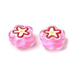 Стеклянные эмалевые бусины ручной работы GLAA-K070-03H