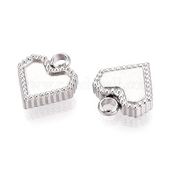 Оправы для подвесок из нержавеющей стали 304 в виде кабошонов&nbsp;LS-STAS-T065-86P-01