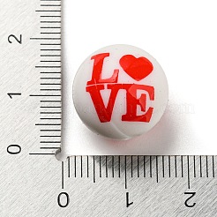 Силиконовые бусины SIL-E009-01G