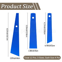 12 raschietto per colla in plastica PP&nbsp;AJEW-CN0006-46A