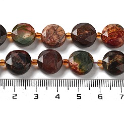 Натуральная полихромная яшма/камень Пикассо/нити бус из яшмы Пикассо G-NH0004-010