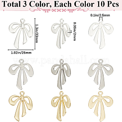 30шт 3 цвета подвески из сплава с покрытием стойки FIND-SP0002-49A