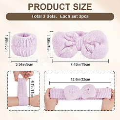 3 комплект 3-х цветных многофункциональных аксессуаров для волос для женщин OHAR-CN0001-01