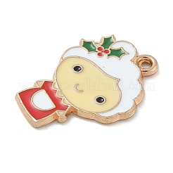 Pendenti dello smalto della lega di Natale&nbsp;ENAM-K074-01G-11