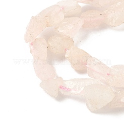 Сырой грубый натуральный розовый кварц бисер прядь&nbsp;LS-G-M453-C03