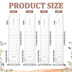 Акриловая доска для вязания TOOL-WH0052-12