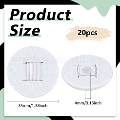 20 шт. фетровые подушечки для резинок для волос DIY-BC0015-58B