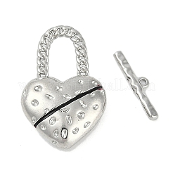 Застежки-тоггл из латуни с эмалью KK-K391-13P