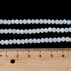 Chapelets de perles en verre imitation jade&nbsp;X1-EGLA-A034-J4mm-MB04