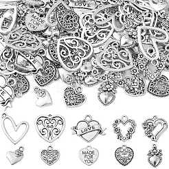 100шт 10 стиля подвески из сплава в тибетском стиле&nbsp;TIBEP-CJ0002-64