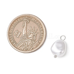 Pendenti con perle finte in plastica da 50 pz 5 stili&nbsp;PALLOY-JF05168-02