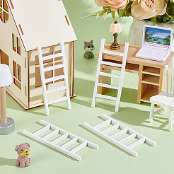 Ornamenti in miniatura a forma di scala di legno&nbsp;LS-AJEW-WH0270-937