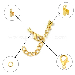 50 шт. Застежки-клешни из цинкового сплава DIY-YW0007-54G