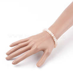 Bracelets en aventurine rose naturel&nbsp;BJEW-JB03376-03
