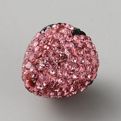 Polimero fatto a mano con perline di argilla strass&nbsp;CLAY-TAC0017-02D