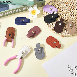 10 шт. 10-цветный чехол для кусачек из искусственной кожи в форме арки&nbsp;DIY-CL0002-28A