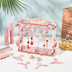 Зеркальные акриловые подставки для сережек EDIS-WH0015-16