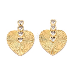 Серьги-гвоздики из циркония&nbsp;KK-U058-61G