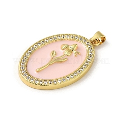 Латунные микро проложить кубического циркония подвески&nbsp;KK-C058-08G