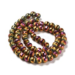 Стеклянные бусины с гальваническим покрытием &nbsp;EGLA-Z001-03A-FP02