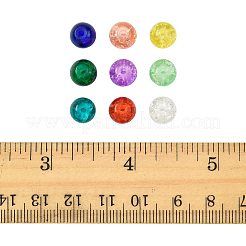 180шт. набор стеклянных бусин с эффектом кракле CCG-FS0001-03