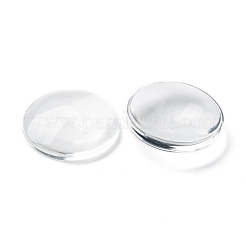 Cabochon in vetro trasparente&nbsp;GGLA-R026-25mm