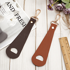 4 шт. 2-х цветные зажимы для шляп из искусственной кожи&nbsp;FIND-GF0008-14D