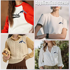 10 шт. Компьютеризированная вышивка ткань утюгом / пришить патчи&nbsp;DIY-CY0002-26