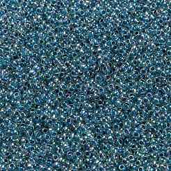 TOHOラウンドシードビーズ  日本製シードビーズ  （782)つの内側の色のabクリスタル/カプリの裏地  11/0  2.2mm  穴：0.8mm  約1110PCS /ボトル  10 G /ボトル&nbsp;SEED-JPTR11-0782