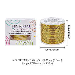 Матовый круглый алюминиевый провод AW-BC0003-30E-0.8mm