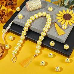 50шт натуральные деревянные бусины с рисунком тартан&nbsp;DIY-SZ0003-11C