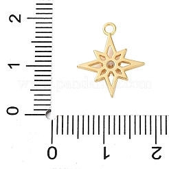 Подвески из латуни с прозрачным фианитом&nbsp;KK-V016-19G